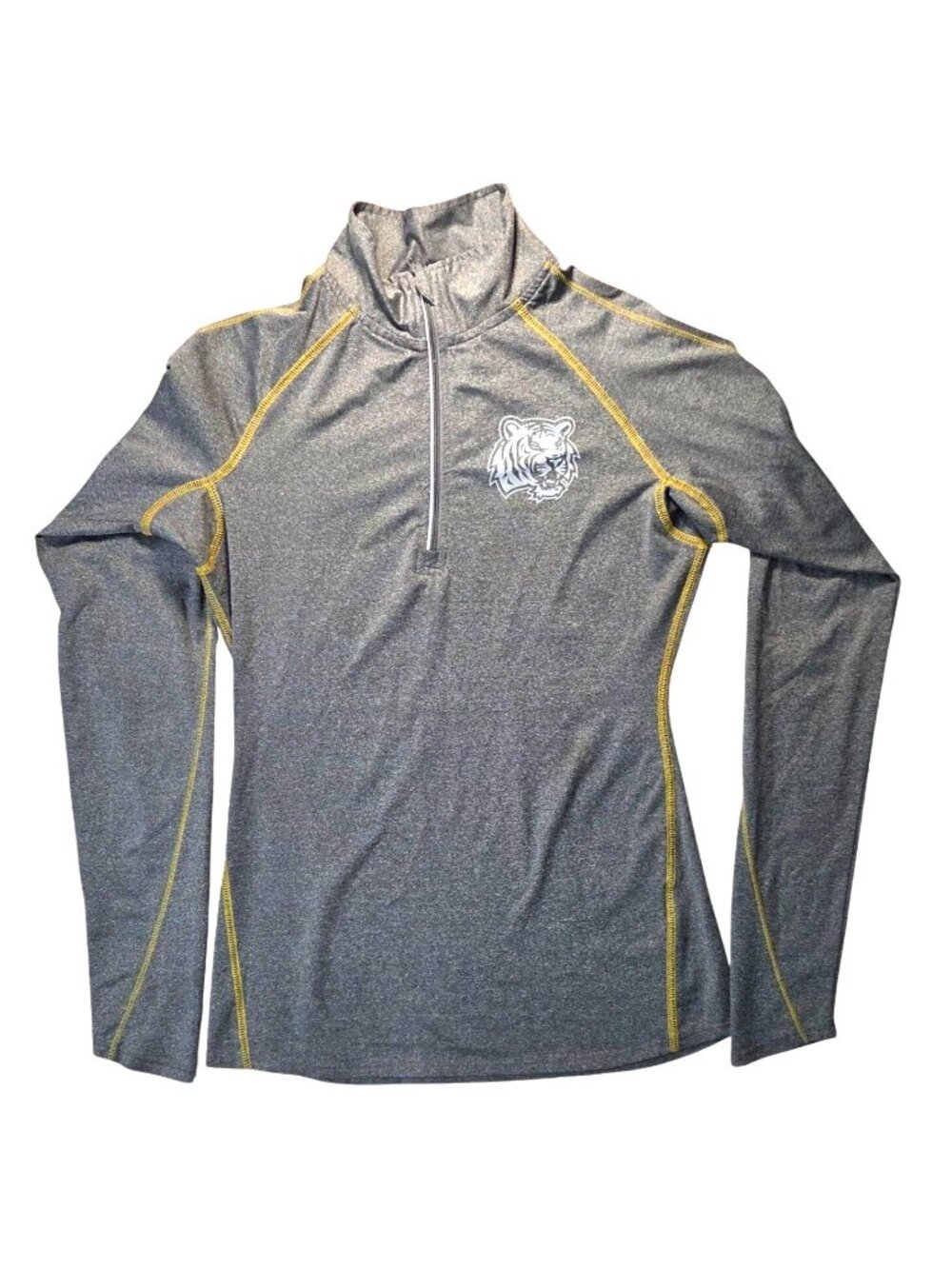 LSU Tigers Knights Apparel For Her Gray Pullover Womens XS